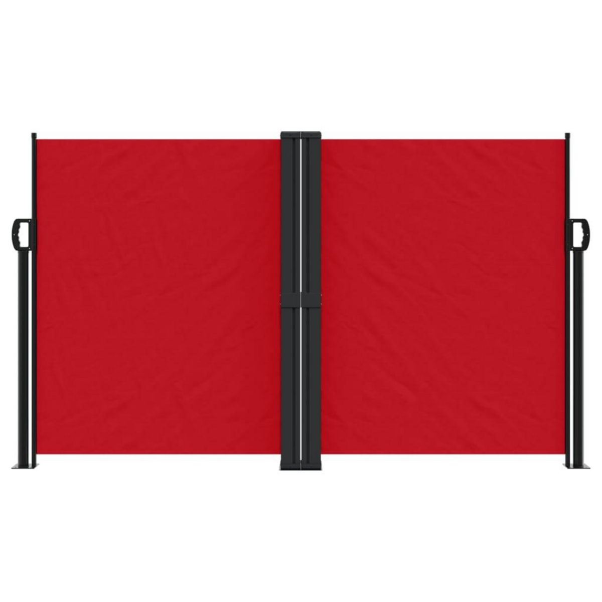 VIDAXL Auvent lateral retractable rouge 140x1000 cm