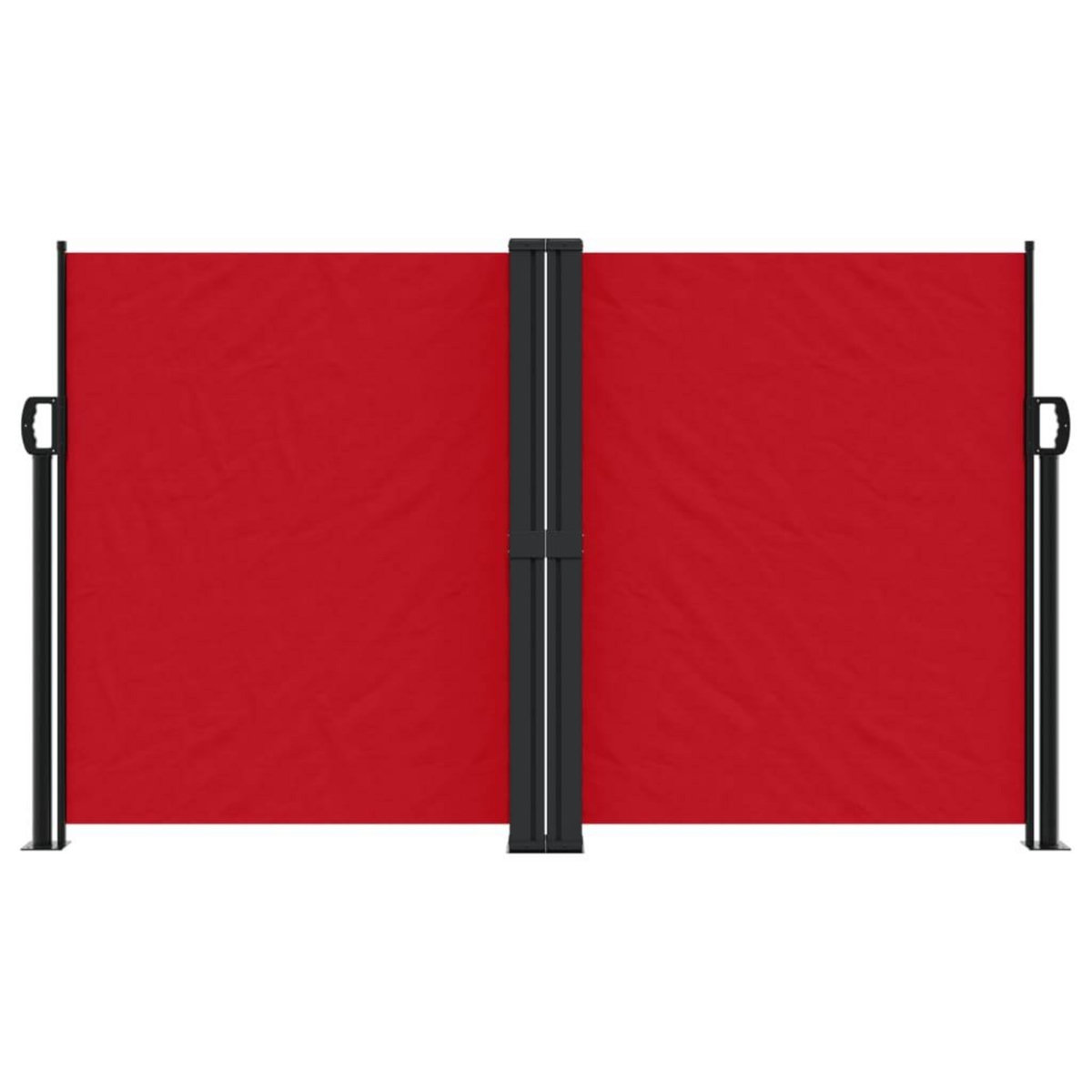 VIDAXL Auvent lateral retractable rouge 140x1000 cm