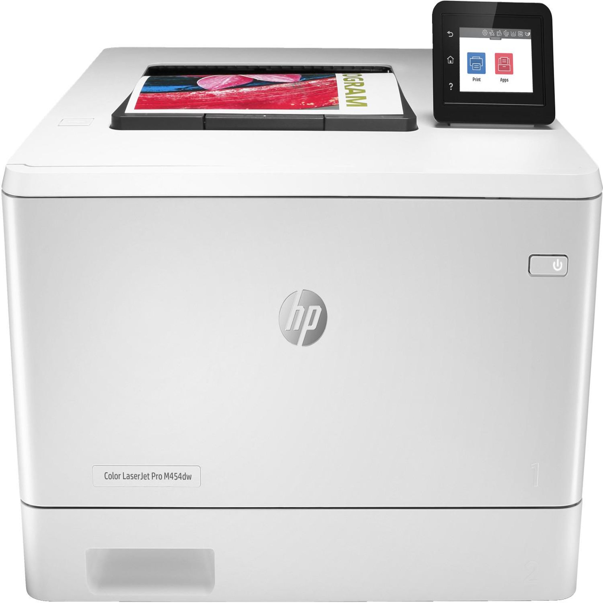 Voir la diapositive 2 : HP Hp color laserjet pro m454dw, imprimer, impression usb en façade; impression recto-verso