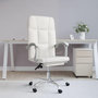 Voir la diapositive 1 : VIDAXL Fauteuil inclinable de bureau Blanc Similicuir