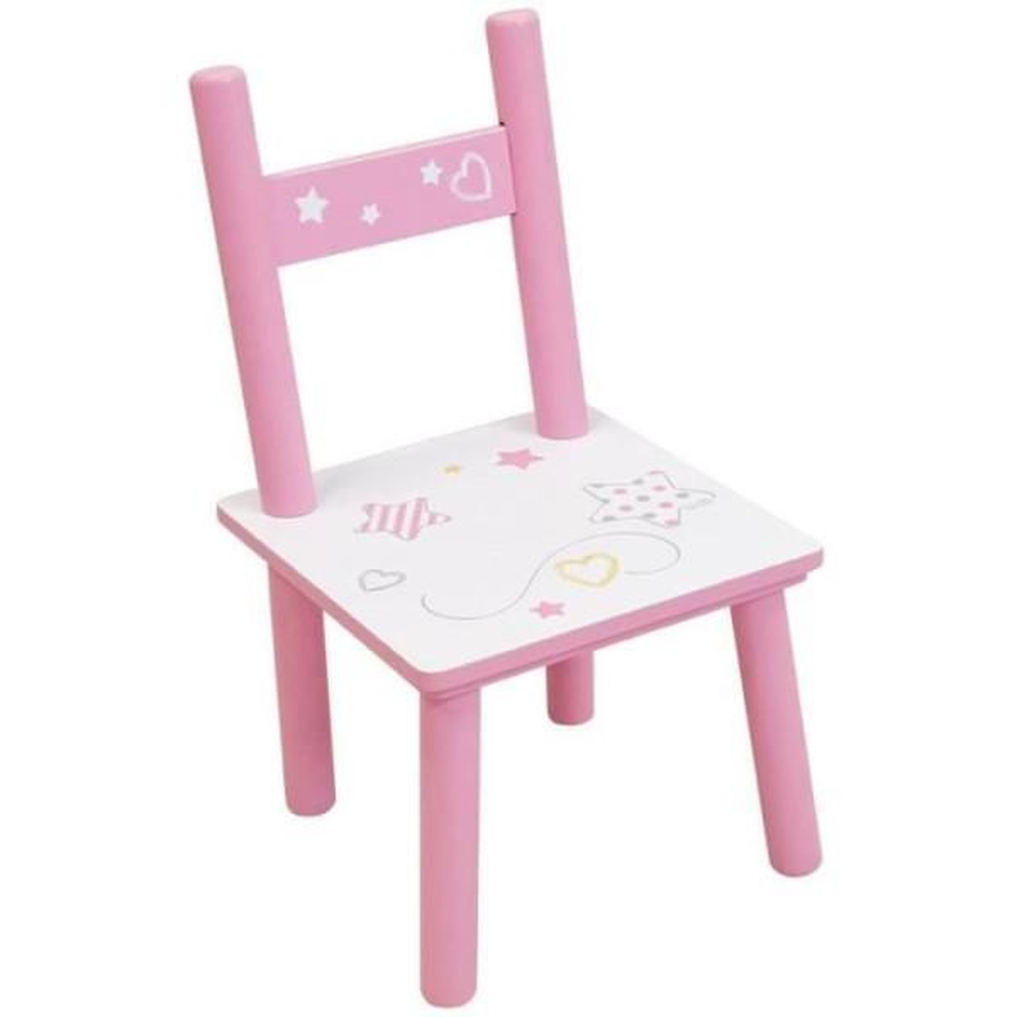 Voir la diapositive 3 : Fun House FUN HOUSE - Table licorne h 41,5 cm x l 61 cm x p 42 cm avec une chaise h 49,5 cm x l 31 cm x p 31,5 cm pour enfant