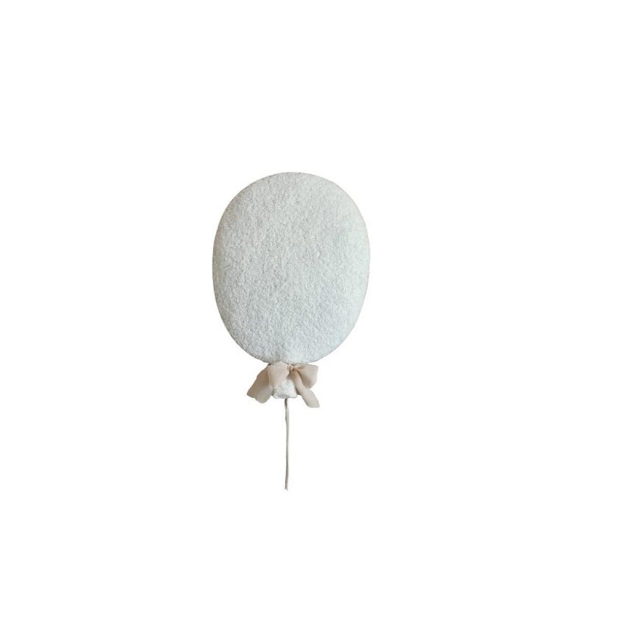 LITTLE LOUA Décoration murale ballon bouclé blanc sans led