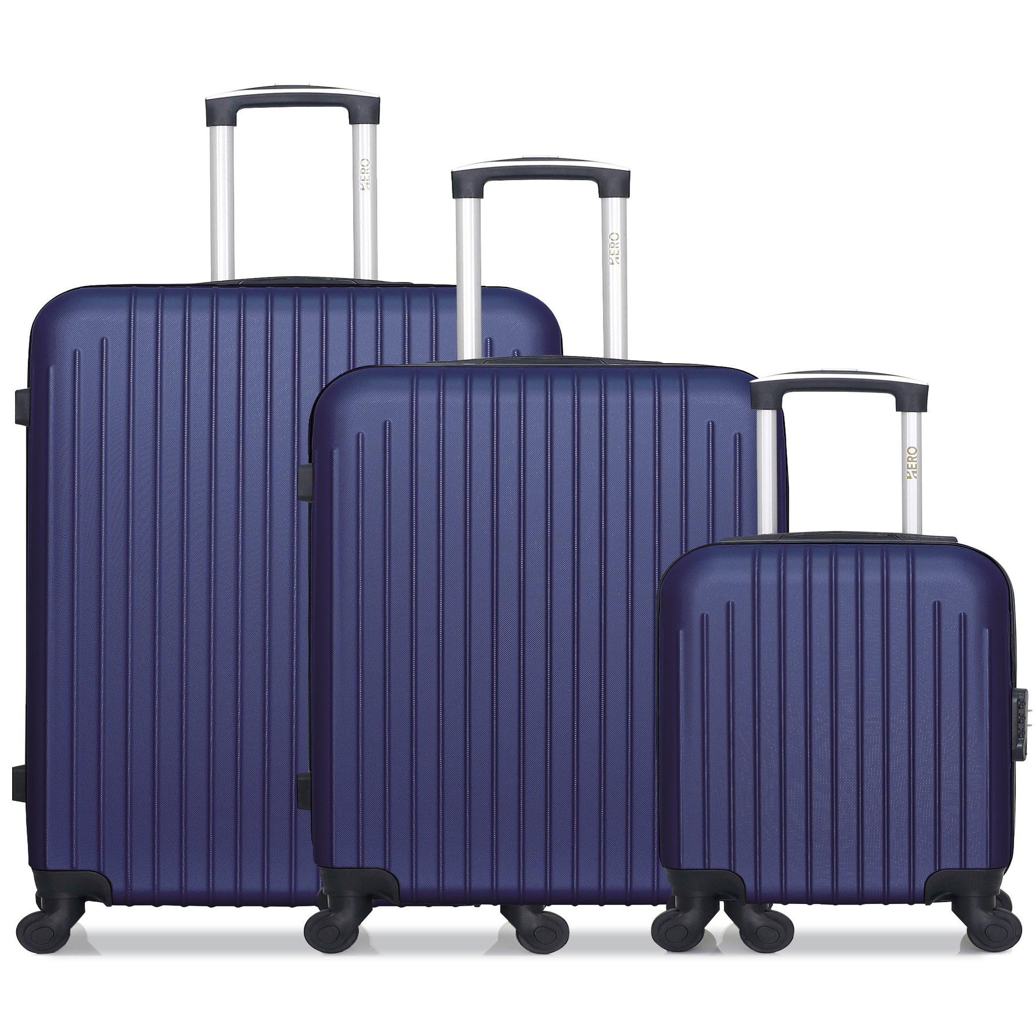 HERO Hero - lot de 3 - valise grand format, valise weekend et valise cabine xxs carpates