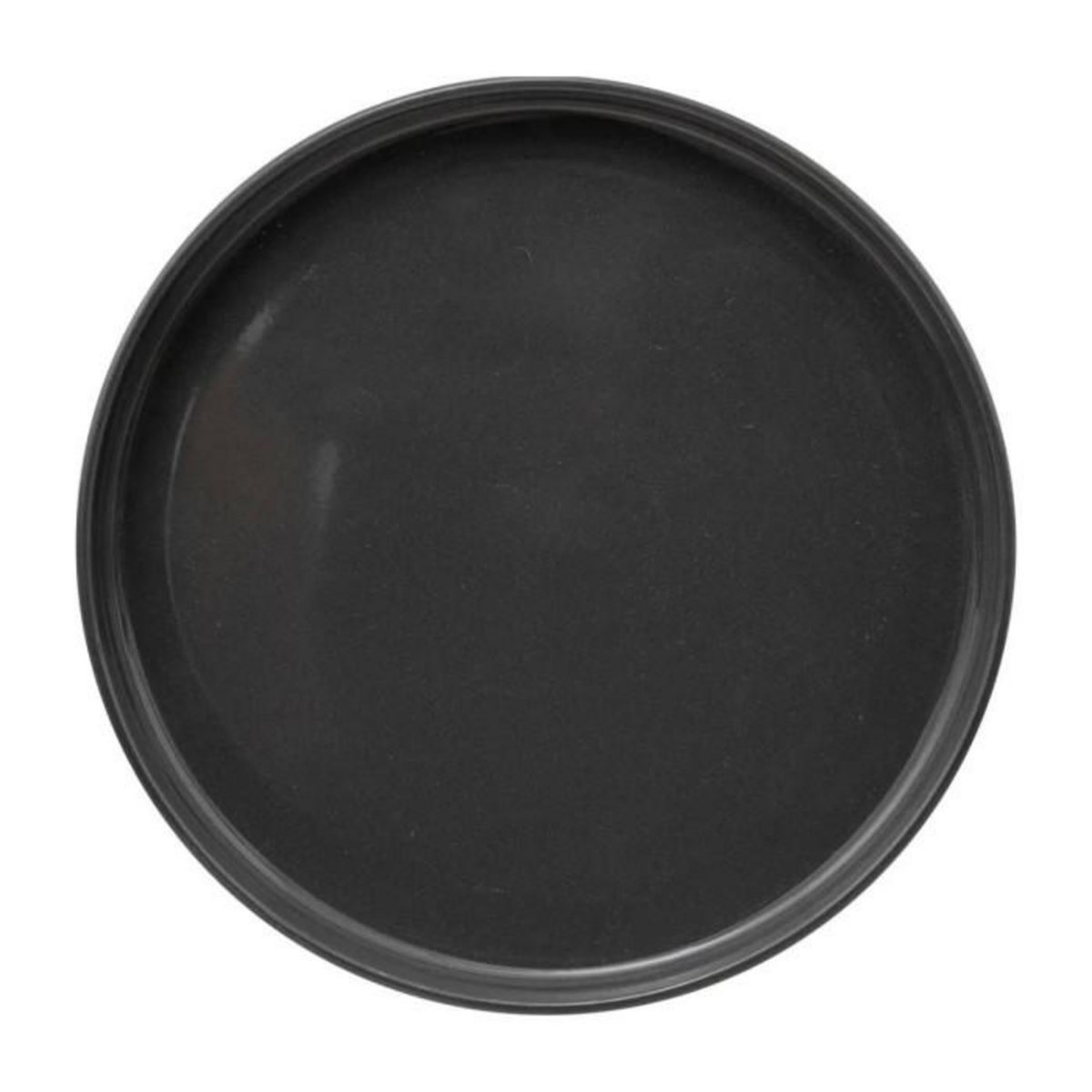 SECRET DE GOURMET Lot de 6 Assiettes Plates  Marie  26cm Gris