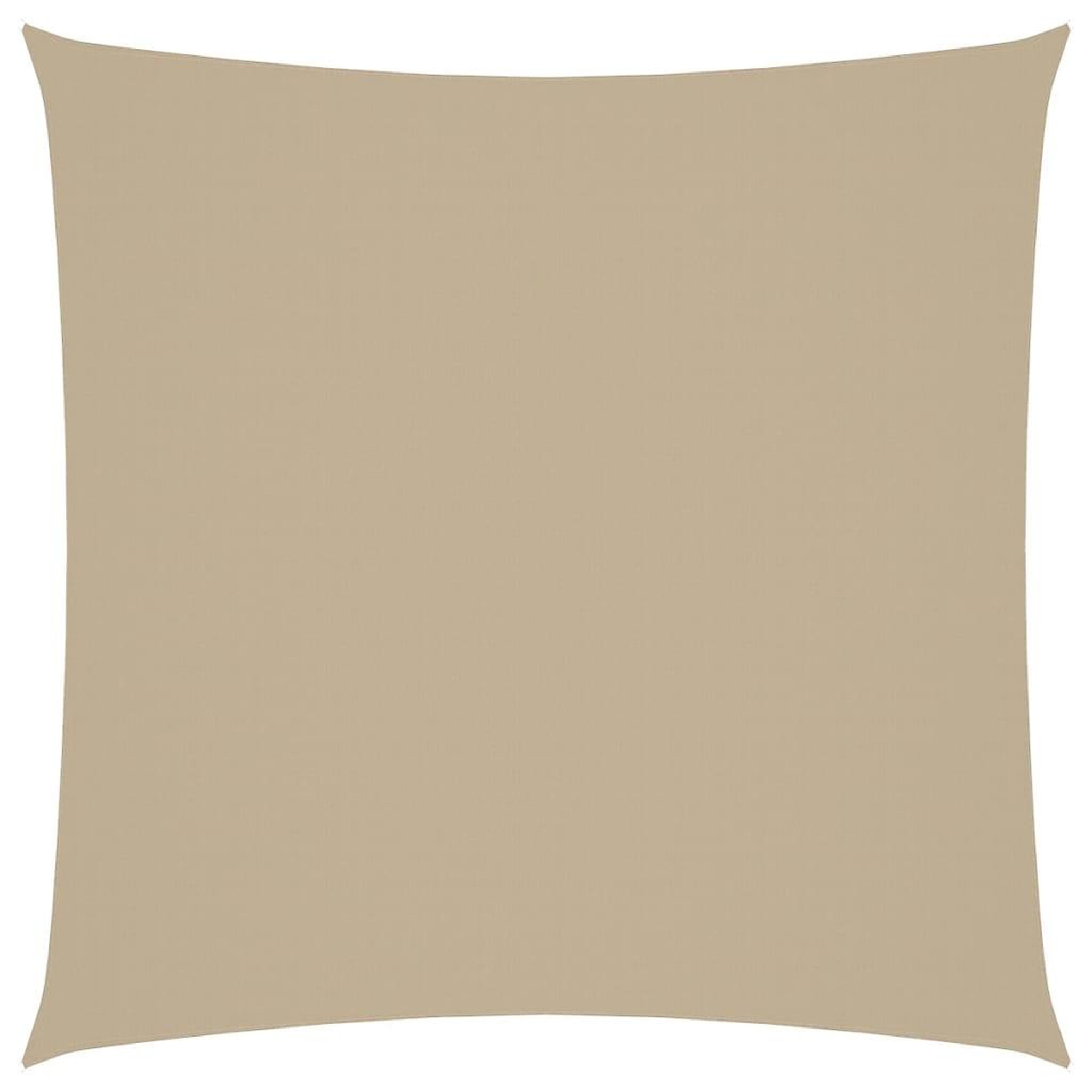 Voir la diapositive 2 : VIDAXL Voile de parasol tissu oxford carre 5x5 m beige