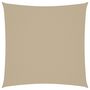 Voir la diapositive 2 : VIDAXL Voile de parasol tissu oxford carre 5x5 m beige