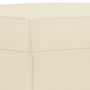 Voir la diapositive 5 : VIDAXL Repose-pied Creme 60x50x41 cm Similicuir