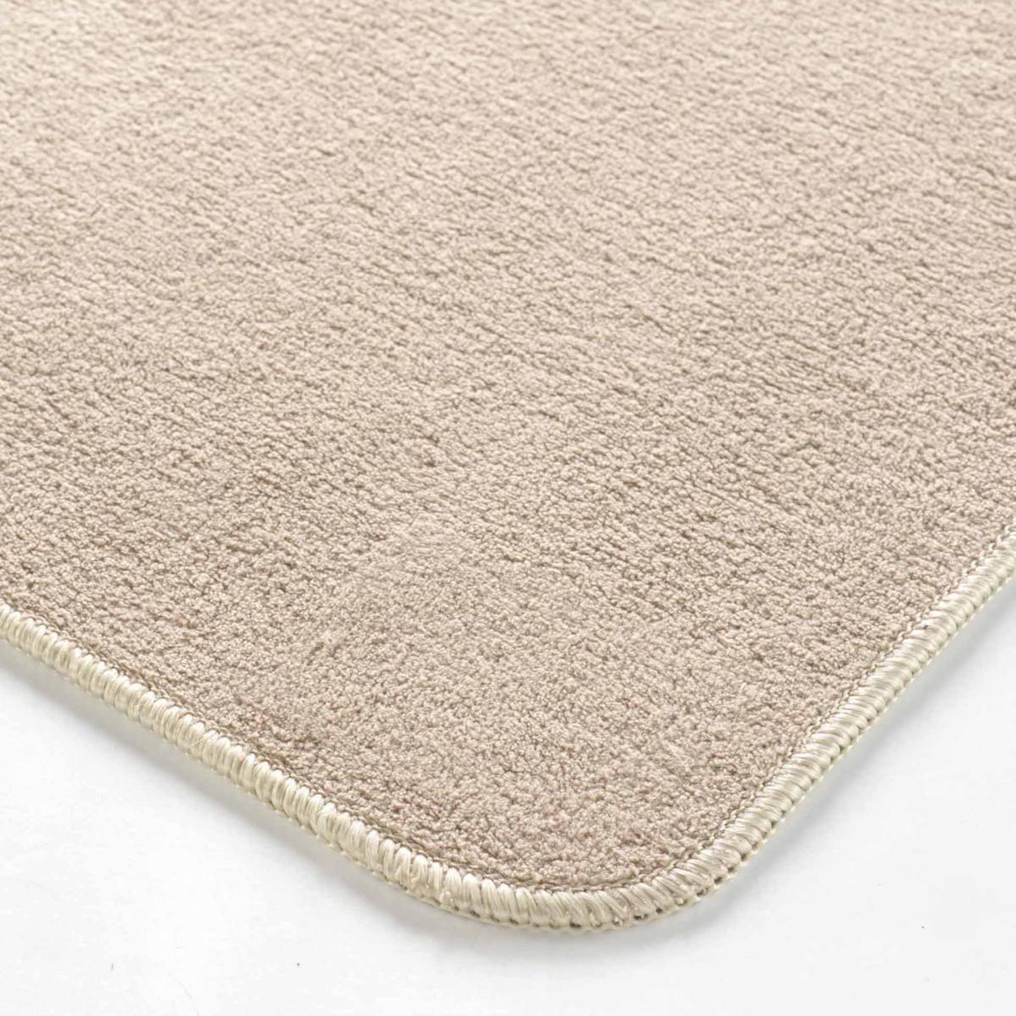 Voir la diapositive 2 : Douceur d'Intérieur Tapis tissé velours  carpetuni  45x120cm naturel