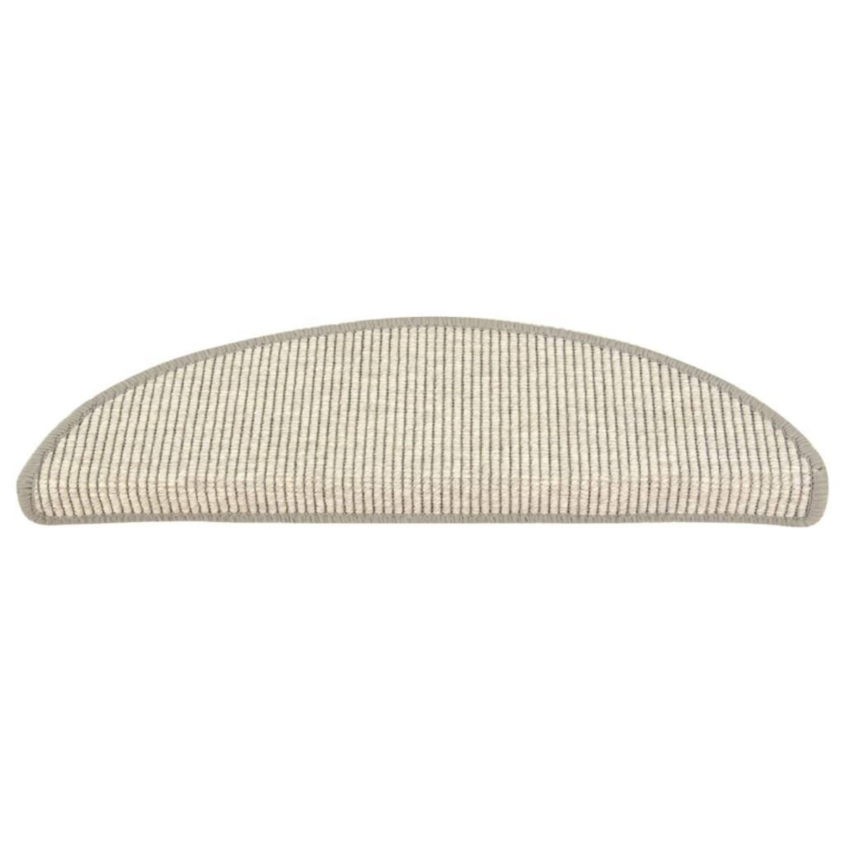 VIDAXL Tapis d'escalier autocollants 15 pcs 56x17x3 cm Argente