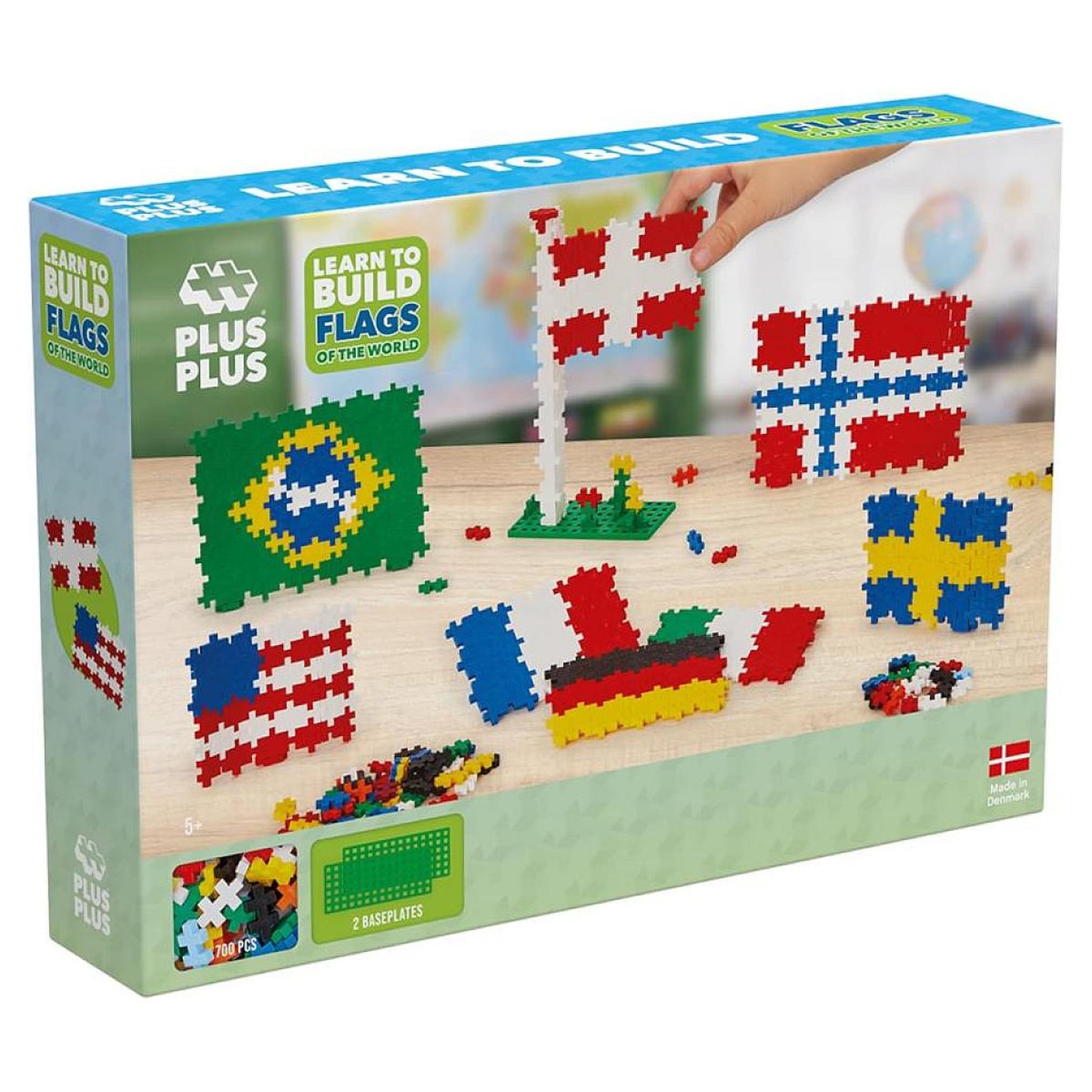 PlusPlus ++ - Kit decouverte Drapeaux du monde - 700 pcs