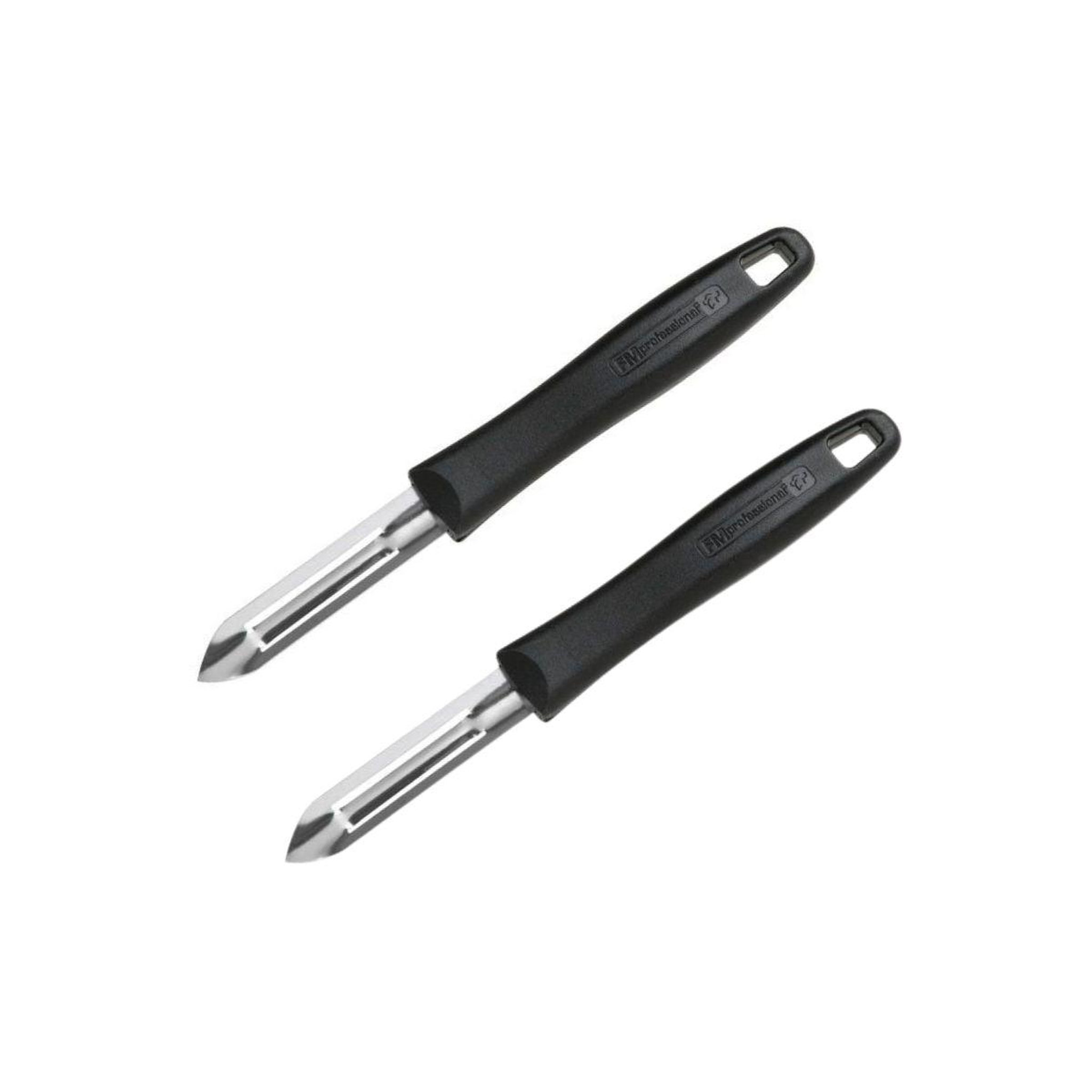 FM PROFESSIONAL Lot de 2 couteaux éplucheurs économes 18,5 cm fm professional