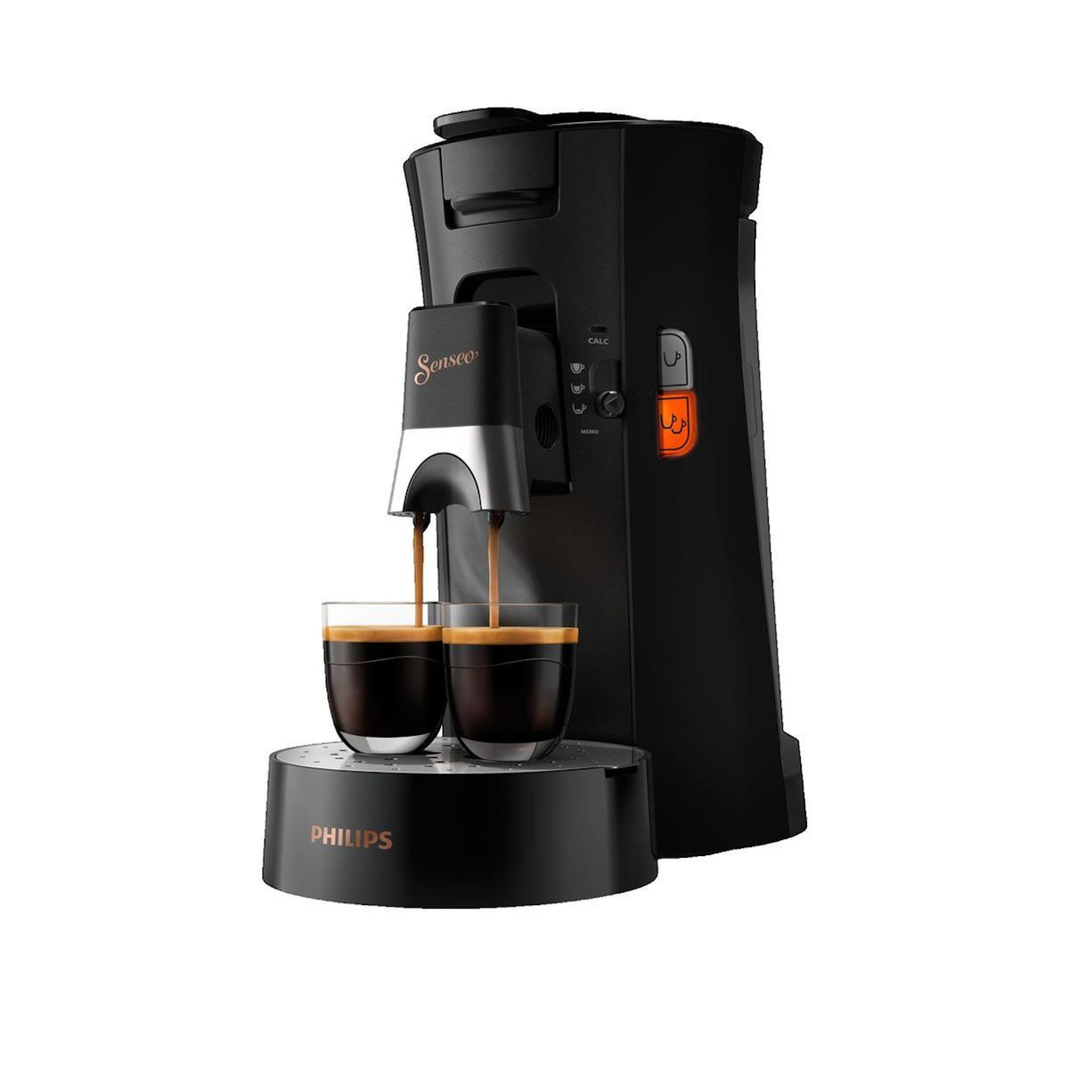 Philips Machine à café à dosettes Philips Senseo Select noir