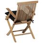 Voir la diapositive 5 : MADISON Madison Coussin de siege Panama 46x46 cm Noir