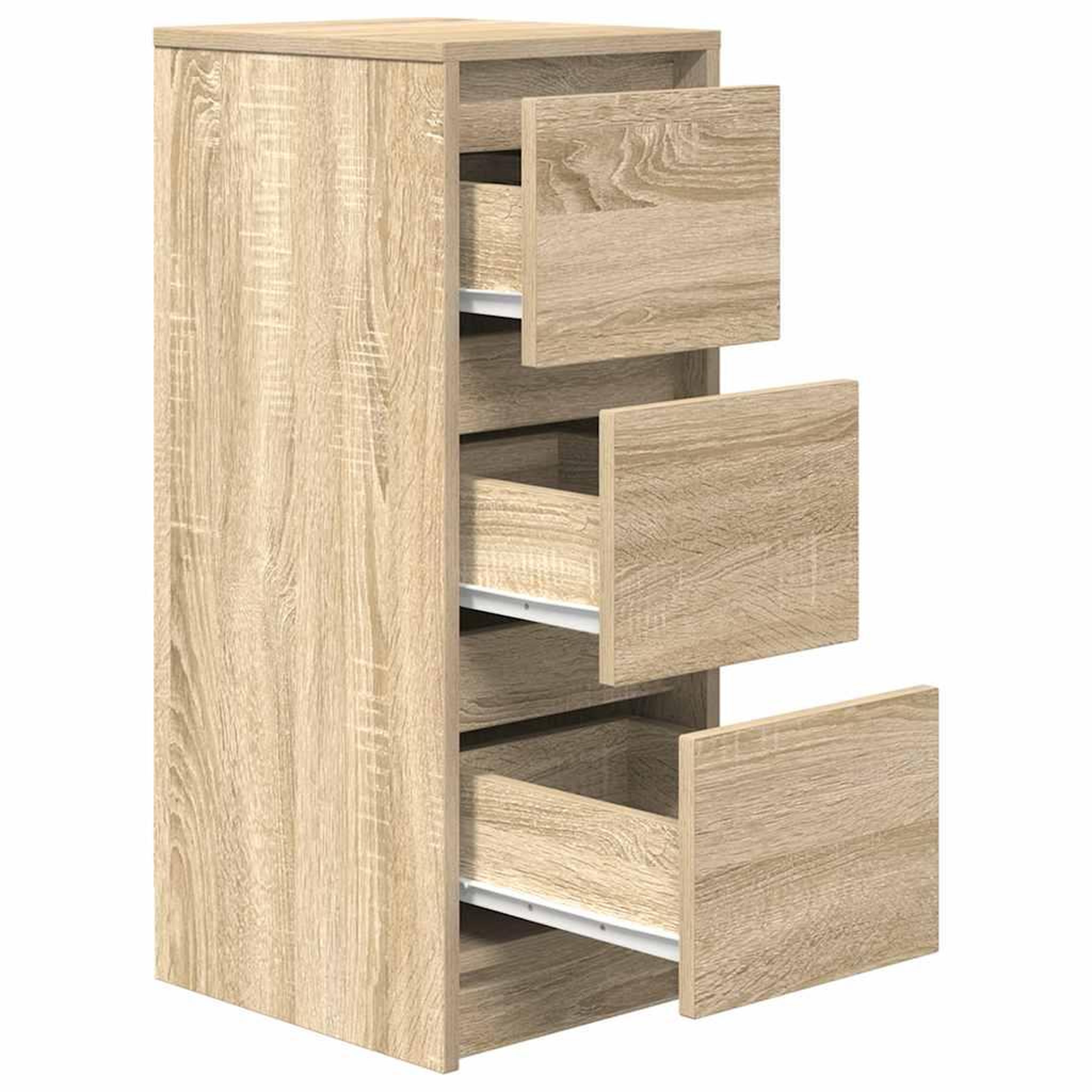 Voir la diapositive 5 : VIDAXL Buffet chene sonoma 29,5x34x76 cm bois d'ingenierie