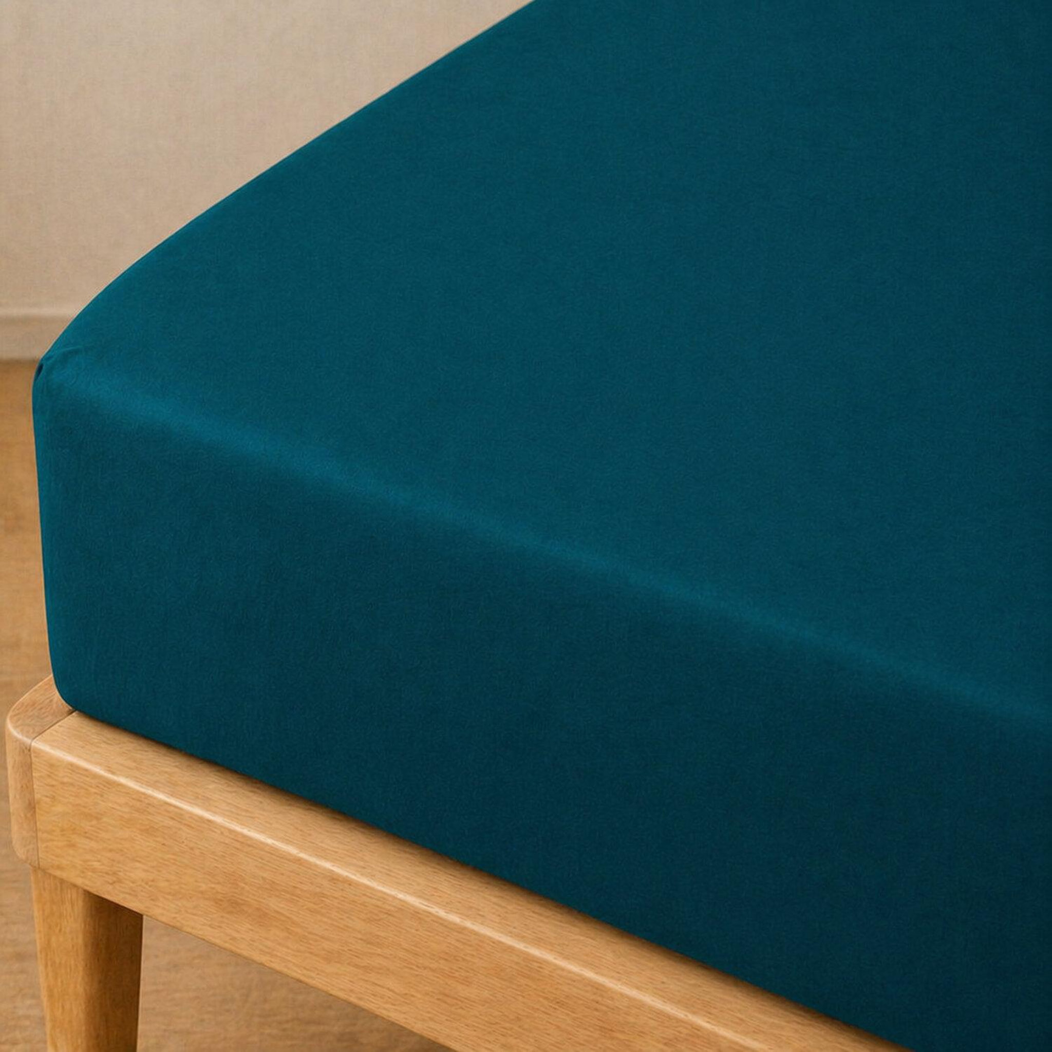 Voir la diapositive 2 : ATELIER DU COTON Parure de drap et drap housse coton 57fils unie