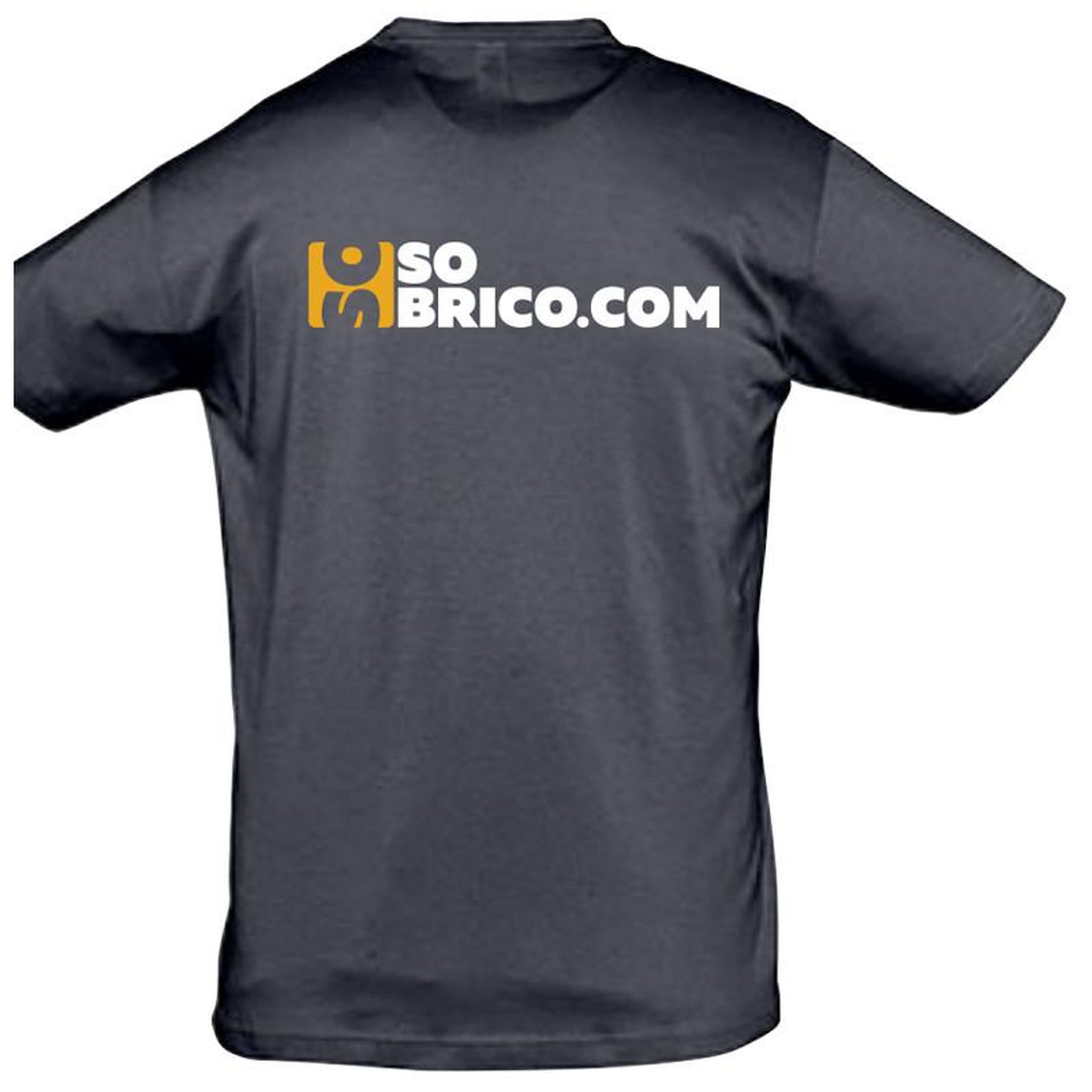 Voir la diapositive 2 : NOTRE SELECTION T shirt Sobrico 100% coton noir TM