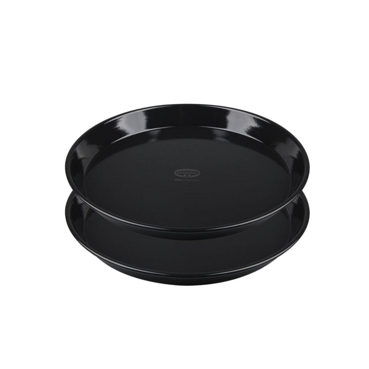 DR.OETKER Lot de 2 plats à four pour tartes et pizzas 32 cm Dr.Oetker Tradition