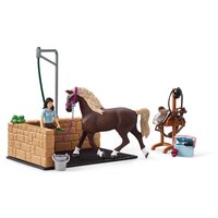 Jouet box avec chevaux arabes et soigneuse de chevaux - 42369