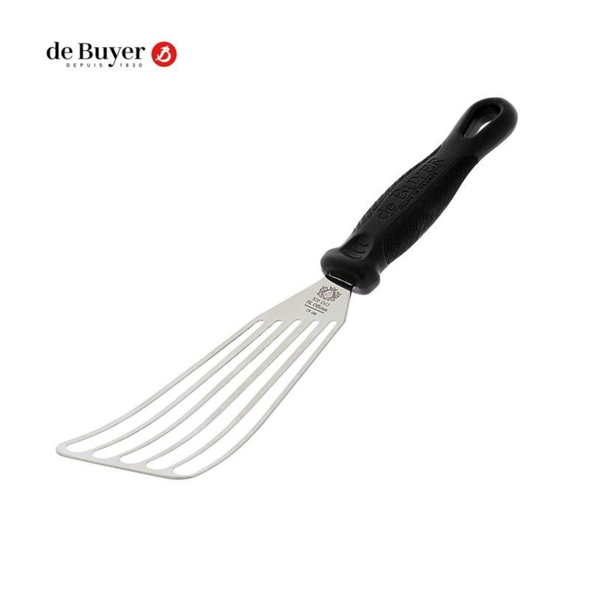 Le marquier Spatule ajourée en acier inox - lame flexible - manche en polyamide