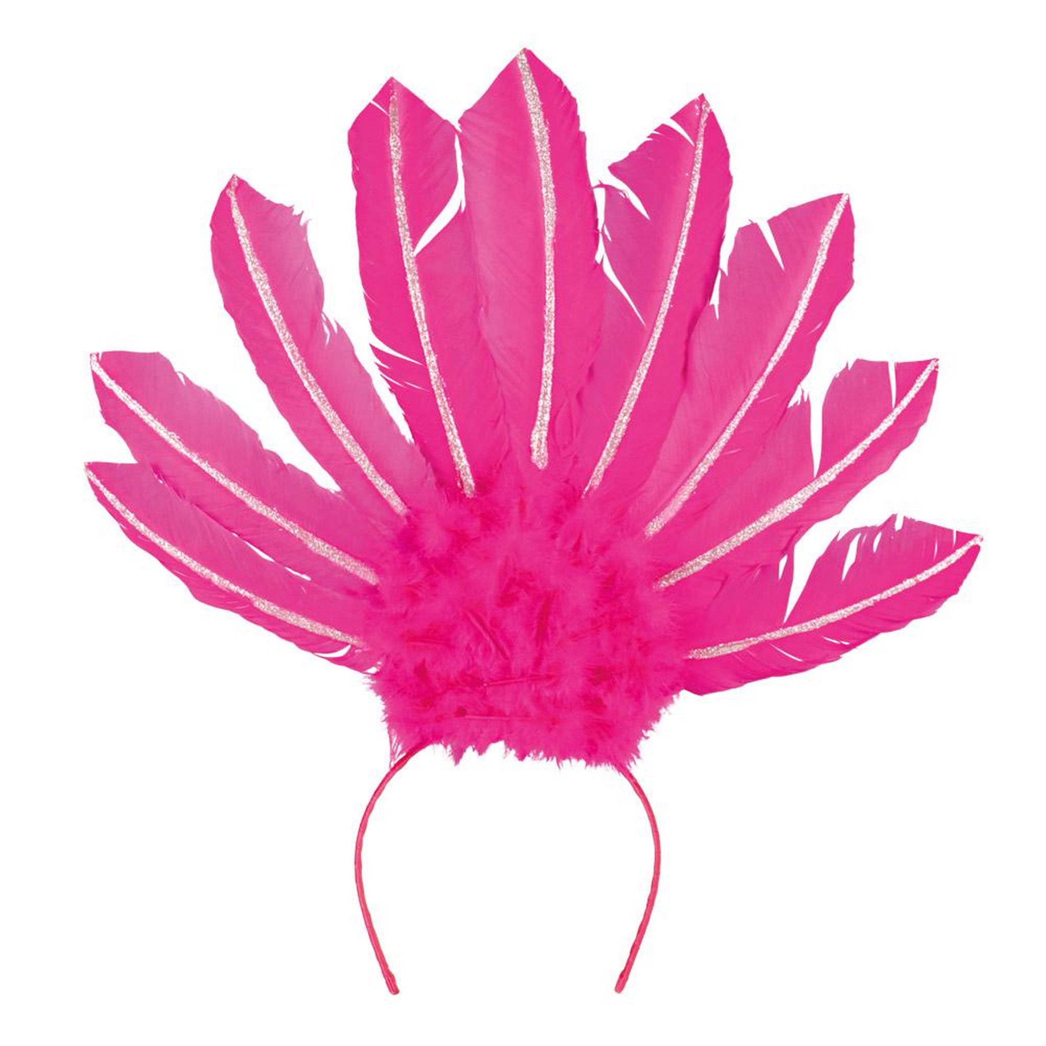 Voir la diapositive 2 : Boland Serre-Tête Samba Rose Fluo