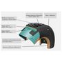 Voir la diapositive 5 : WERKAPRO Roue gonflable 15''  385x95  Axe de 20 mm