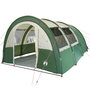 Voir la diapositive 4 : VIDAXL Tente de camping tunnel 4 personnes vert impermeable