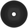 Voir la diapositive 4 : VIDAXL Lavabo de salle de bain Ceramique Noir mat Rond