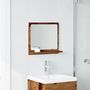Voir la diapositive 3 : VIDAXL Armoire a miroir de salle de bain vieux bois bois d'ingenierie