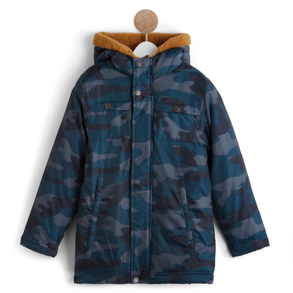 IN EXTENSO Parka avec col snood garçon