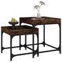 Voir la diapositive 4 : VIDAXL Tables d'appoint 2 pcs Chene fume Bois d'ingenierie