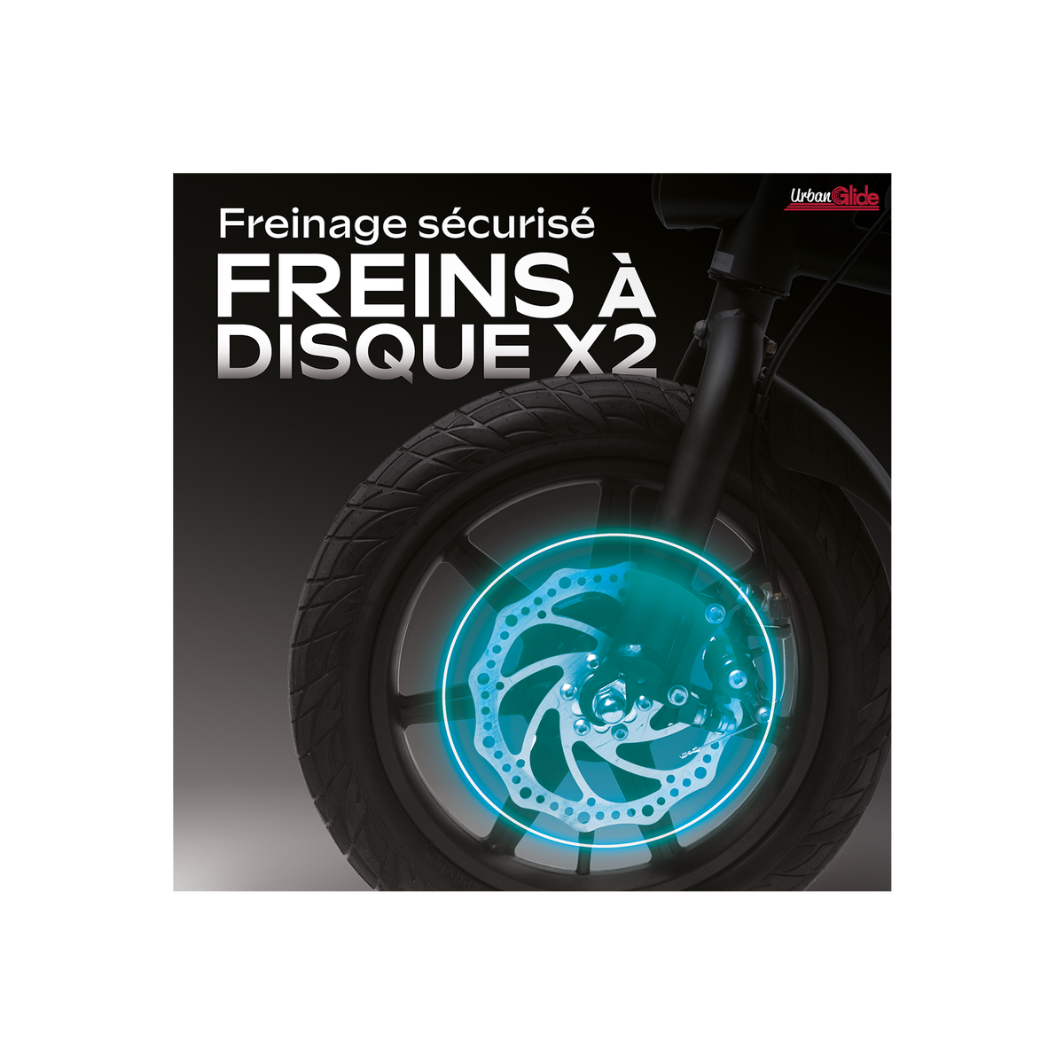 URBANGLIDE Draisienne Électrique Adulte E-bike 140 – Moteur 1000W - Autonomie Jusqu'a 18 km - Pneu 14  Gonflable - Batterie 42V/5.2Ah - Poids 15Kg