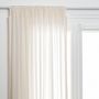 Voir la diapositive 3 : ATMOSPHERA Voilage en coton avec biais en dentelle LITTLE COTTAGE - 140 x 240 cm - Ecru