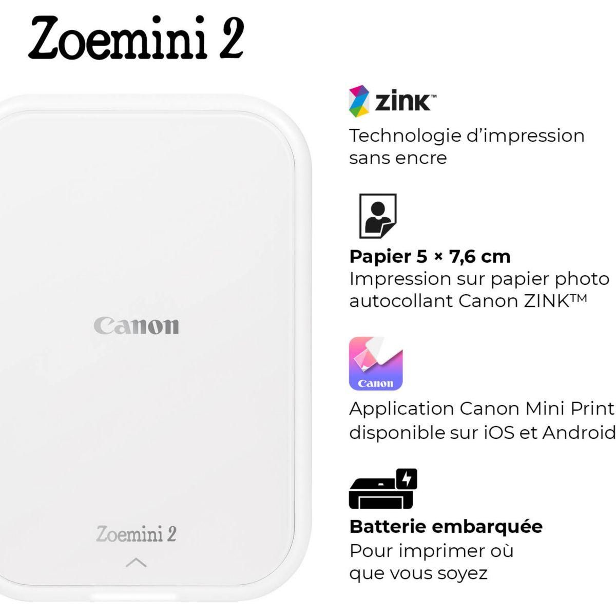 Canon Imprimante photo portable Zoemini 2 Edition Zootopie 2