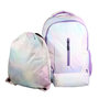 Voir la diapositive 1 : Bagtrotter BAGTROTTER Set de sac à dos, sac gym et trousse Bagtrotter Multicolore Tie and Dye