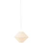 Voir la diapositive 2 : Paris Prix Lampe Suspension en Raphia  Soucoupe  35cm Blanc