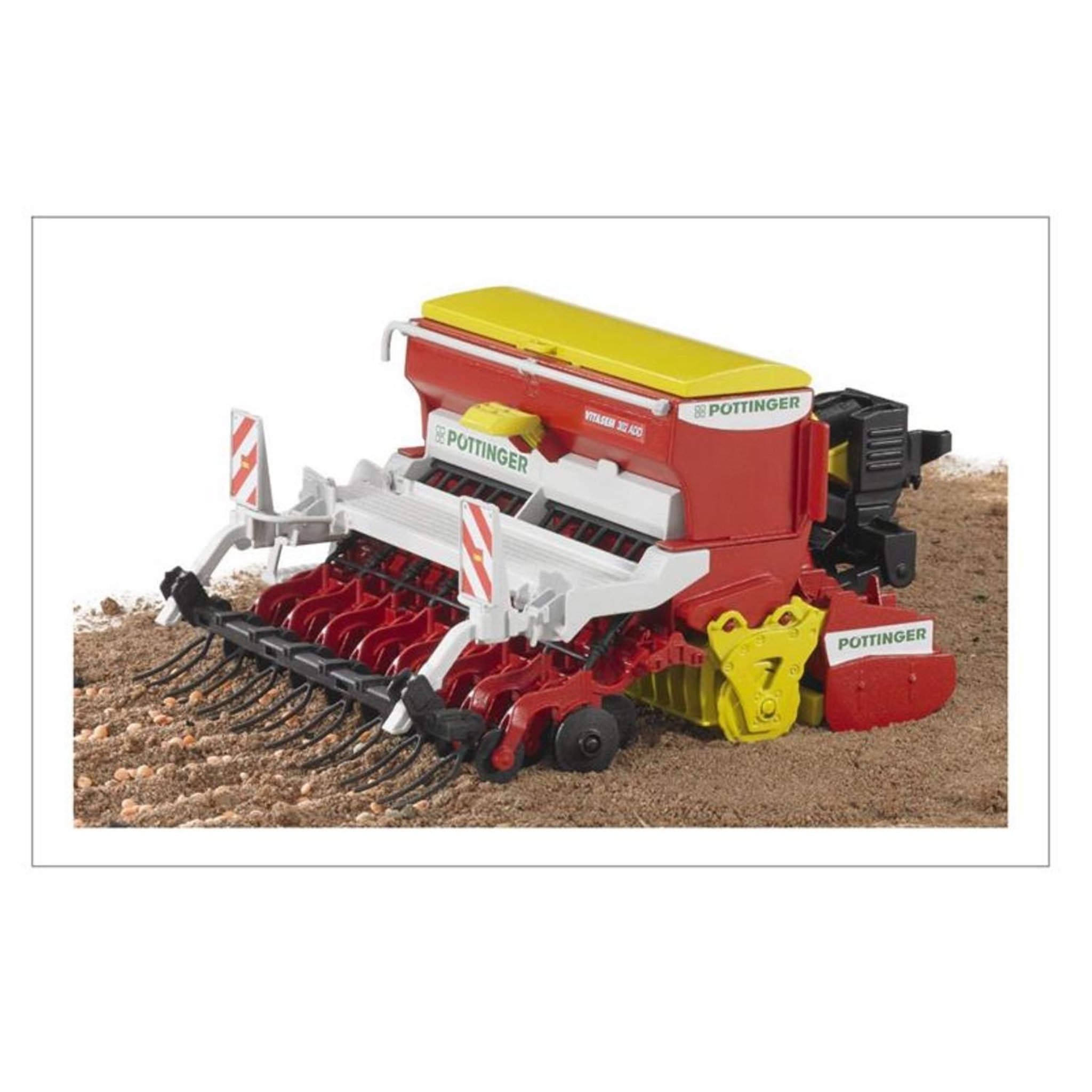 Voir la diapositive 5 : Bruder Semeuse à herse rotative Vitasem 302ADD de Pöttinger