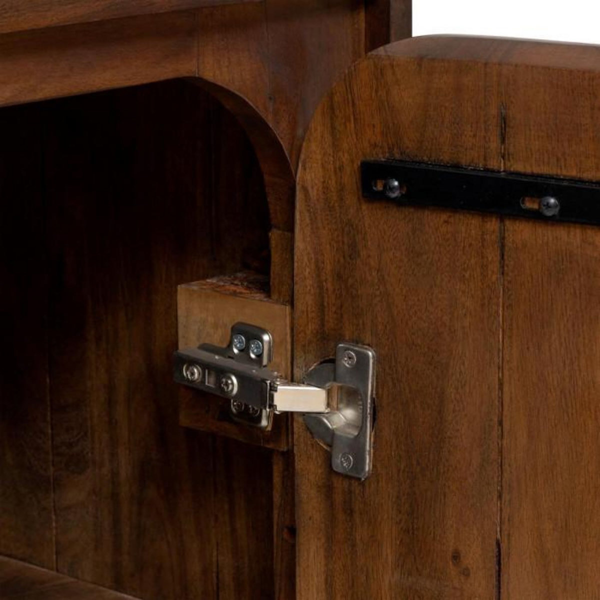 ATMOSPHERA Buffet 2 Portes en Bois  Isana  85cm Marron