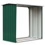 Voir la diapositive 2 : VIDAXL Abri de stockage de bois Acier galvanise 172x91x154 cm Vert