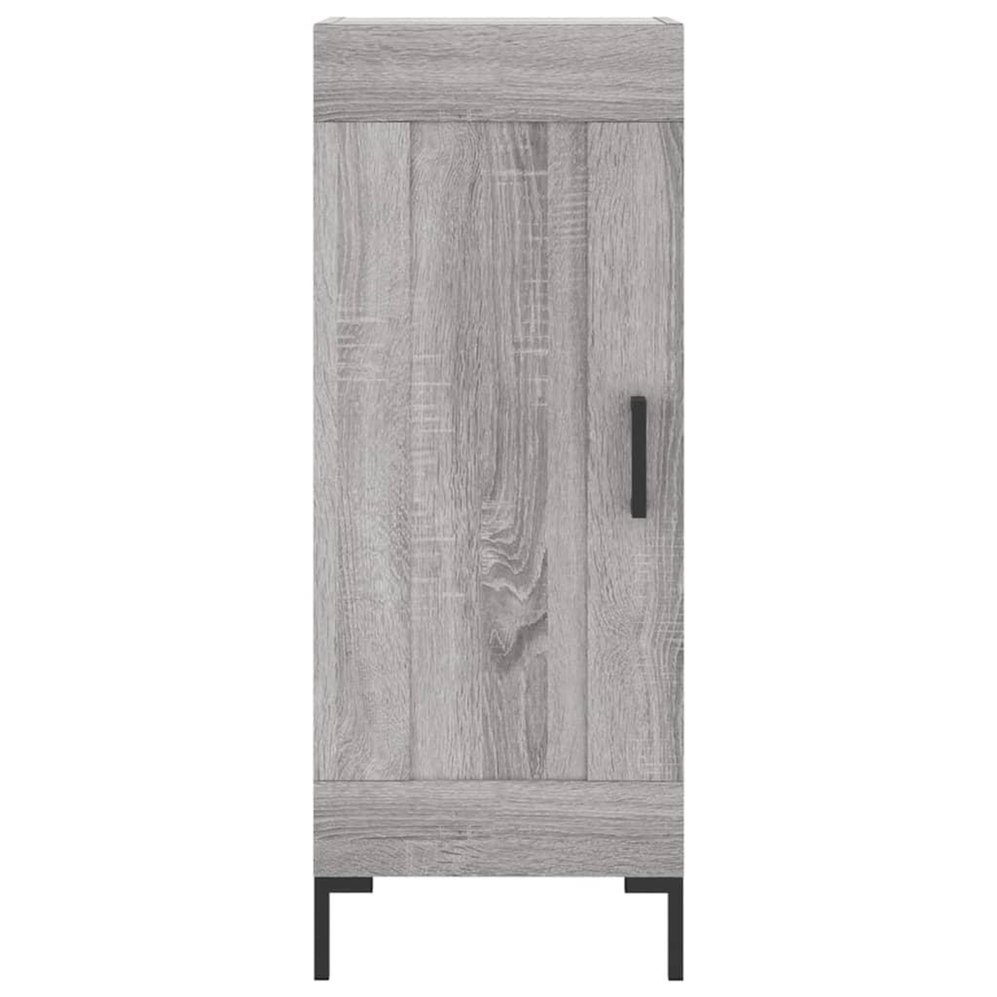 Voir la diapositive 5 : VIDAXL Buffet Sonoma gris 34,5x34x90 cm Bois d'ingenierie