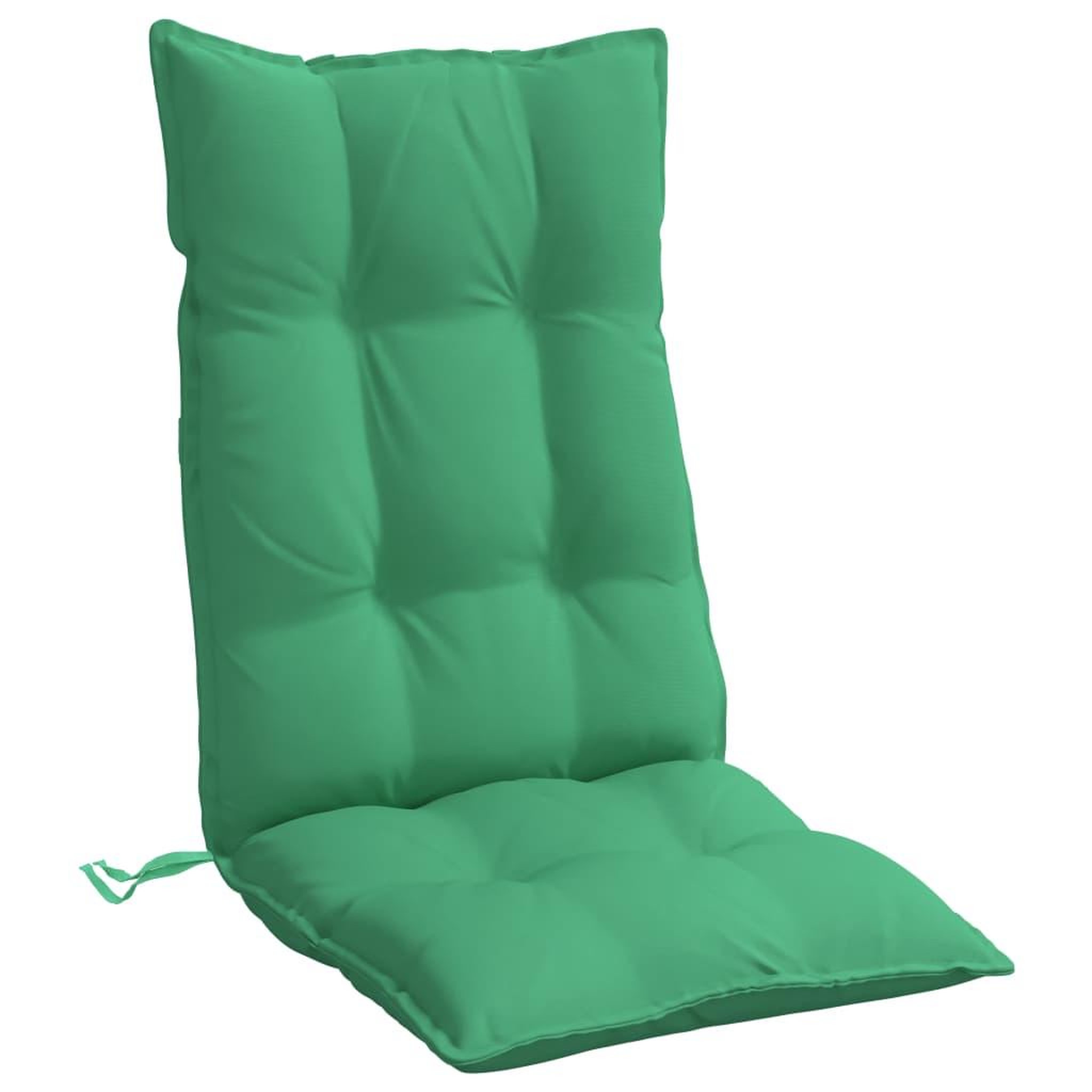 Voir la diapositive 5 : VIDAXL Coussins de chaise a dossier haut lot de 6 vert tissu oxford