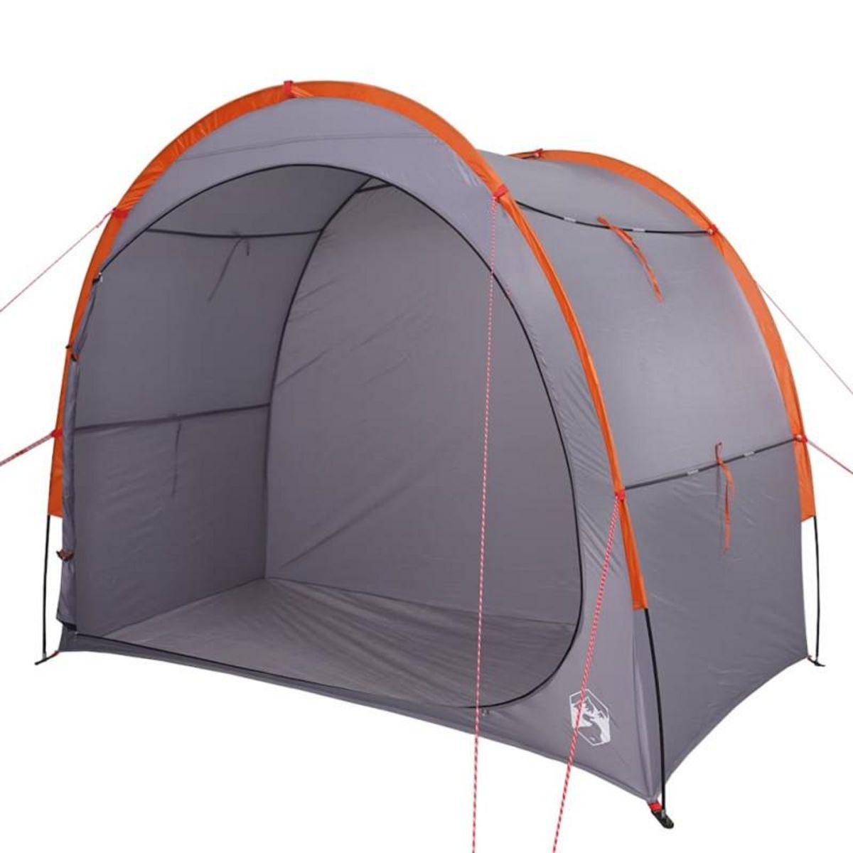VIDAXL Tente de rangement gris et orange imperméable