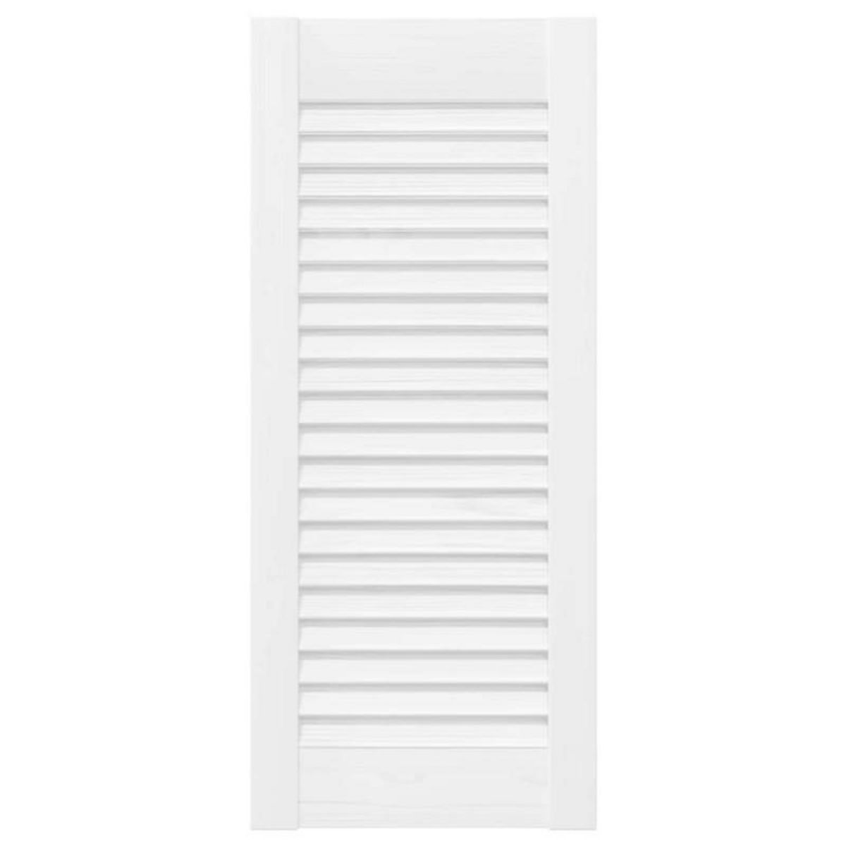VIDAXL Porte d armoire à persiennes blanc 61,5x29,5 cm