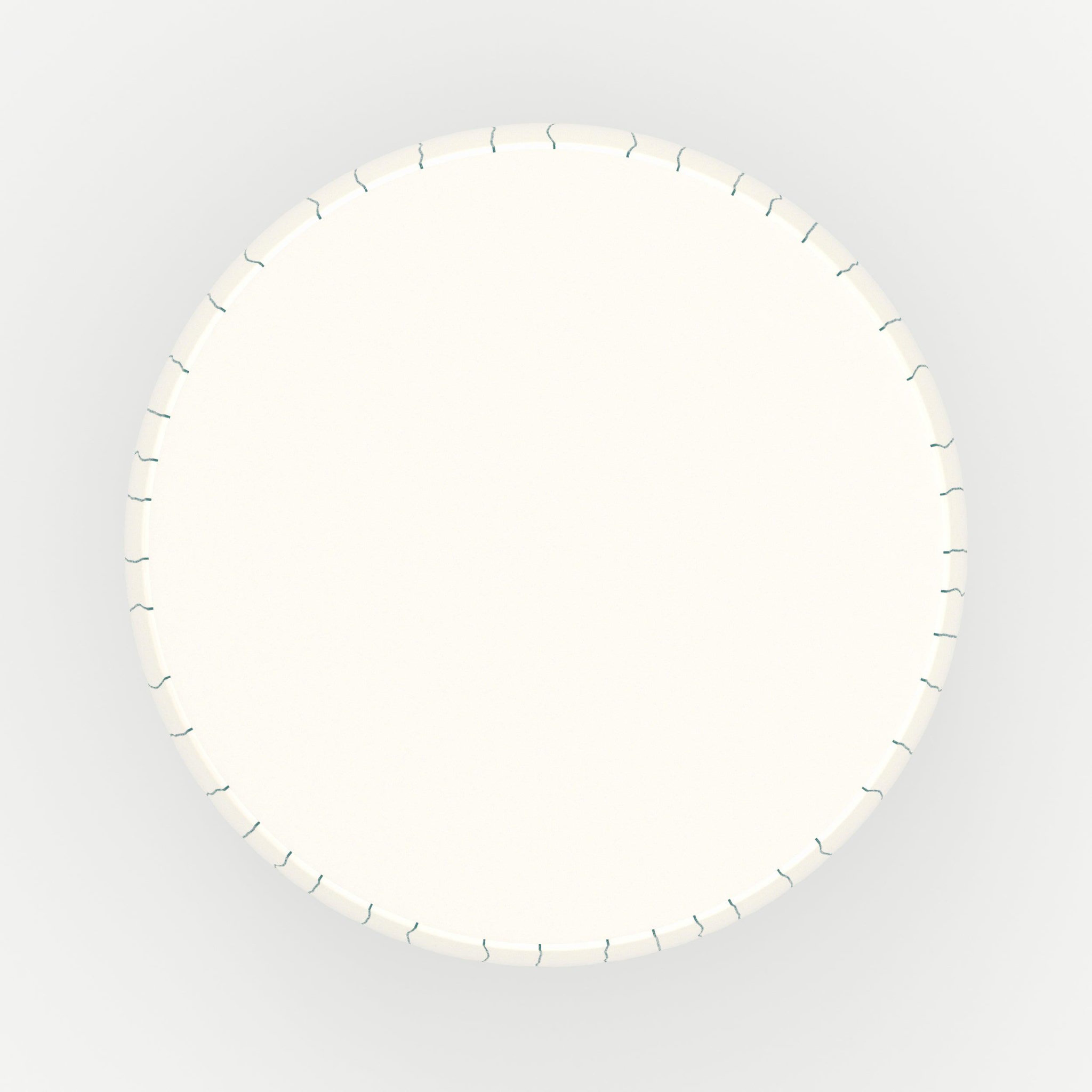 Voir la diapositive 6 : MAISON PAVANE Table d'appoint ronde en métal blanc rayé d26 cm-nello