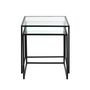 Voir la diapositive 2 : Paris Prix Lot de 2 Tables Gigognes  Park  49cm Noir