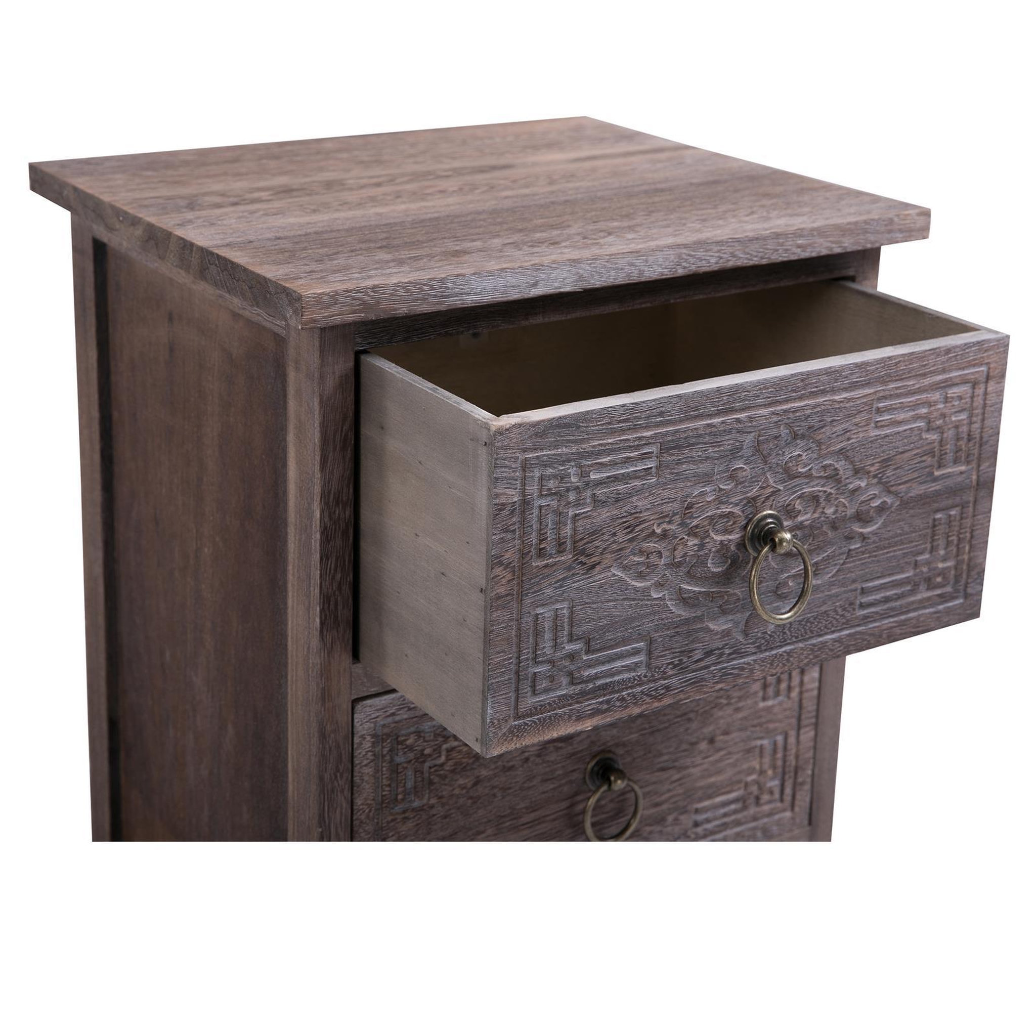 Voir la diapositive 3 : IDIMEX Table de chevet/Chiffonnier ENZO