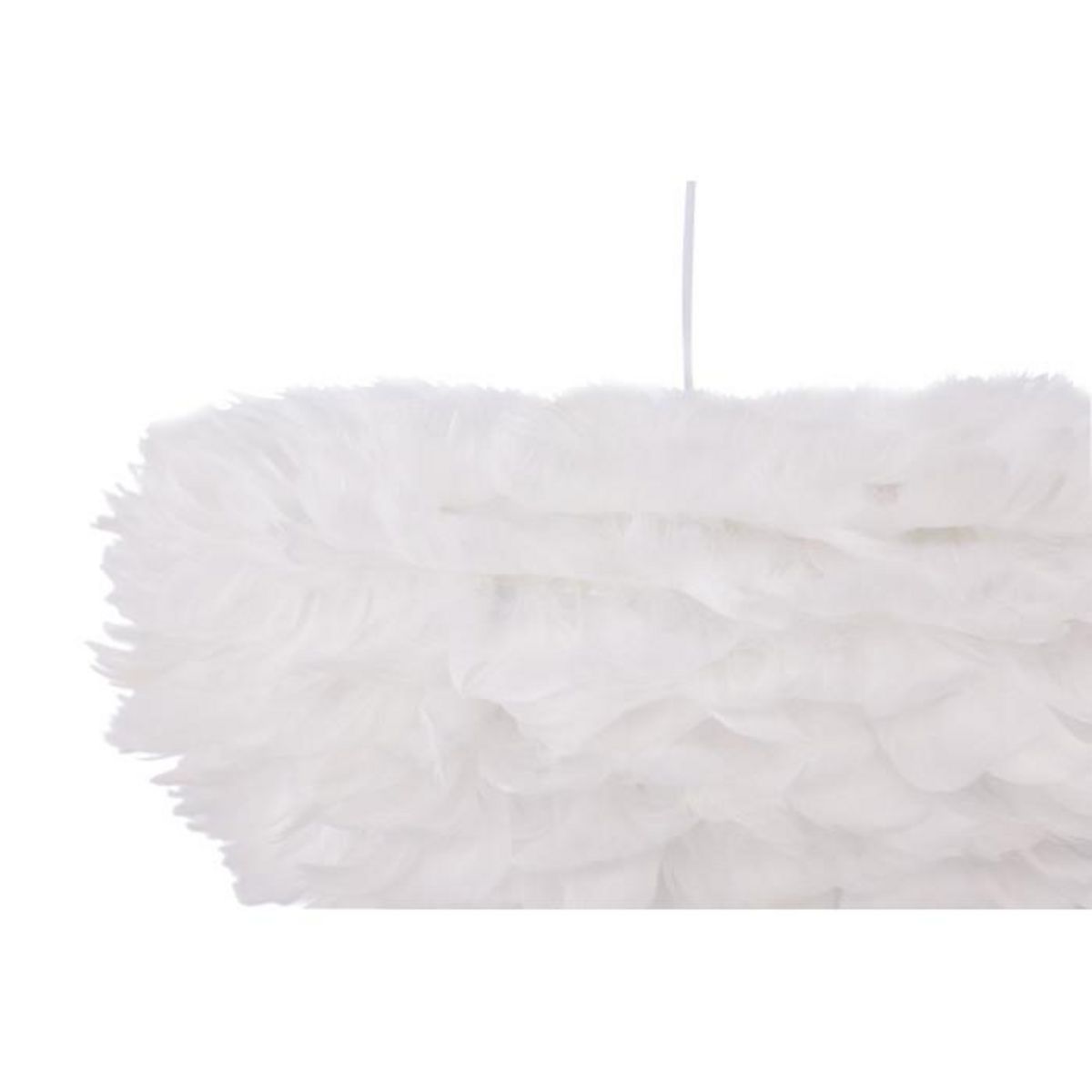 Paris Prix Lampe Suspension en plume  Nicola  60cm Blanc