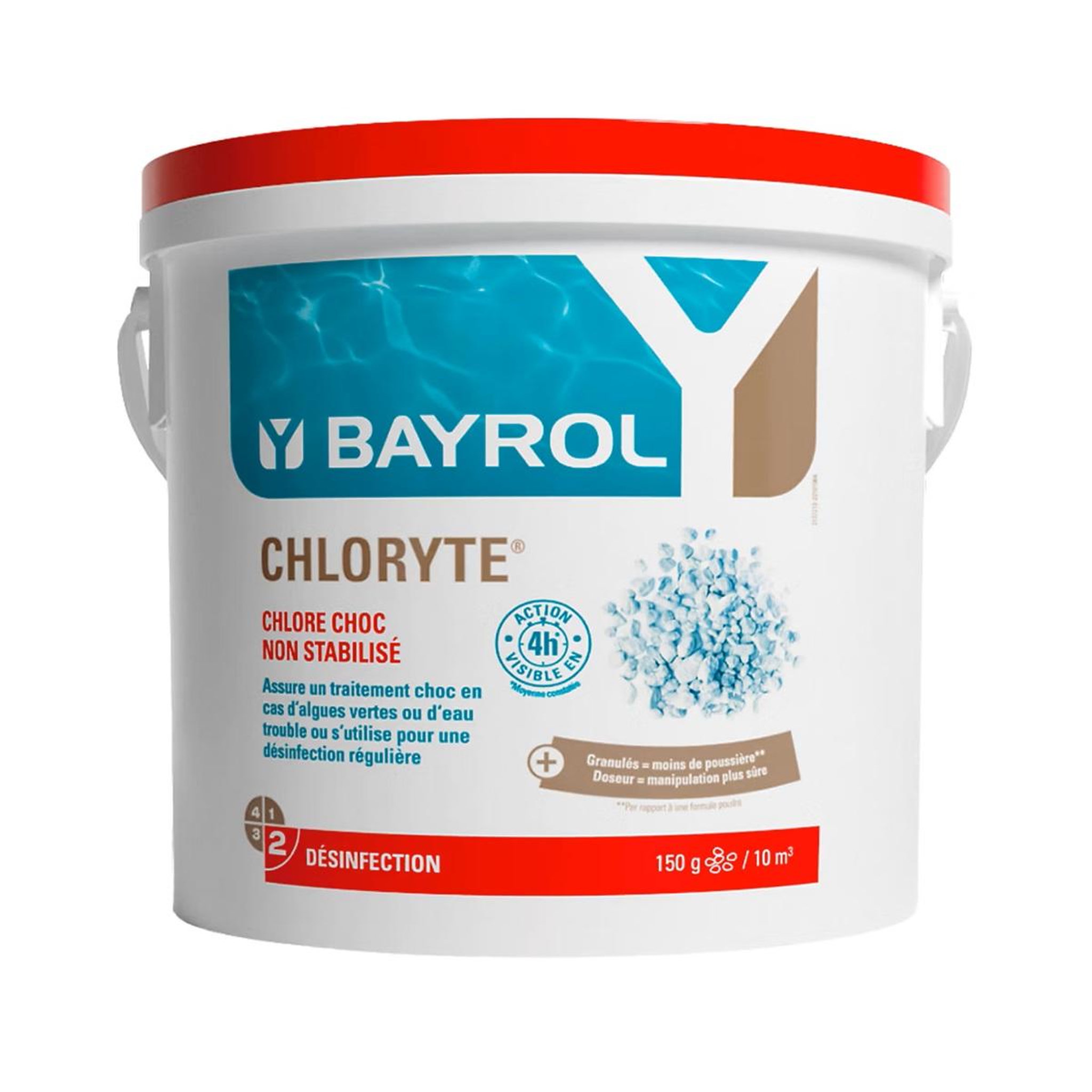 Bayrol Hypochlorite de calcium pur en granulé 5kg - chloryte