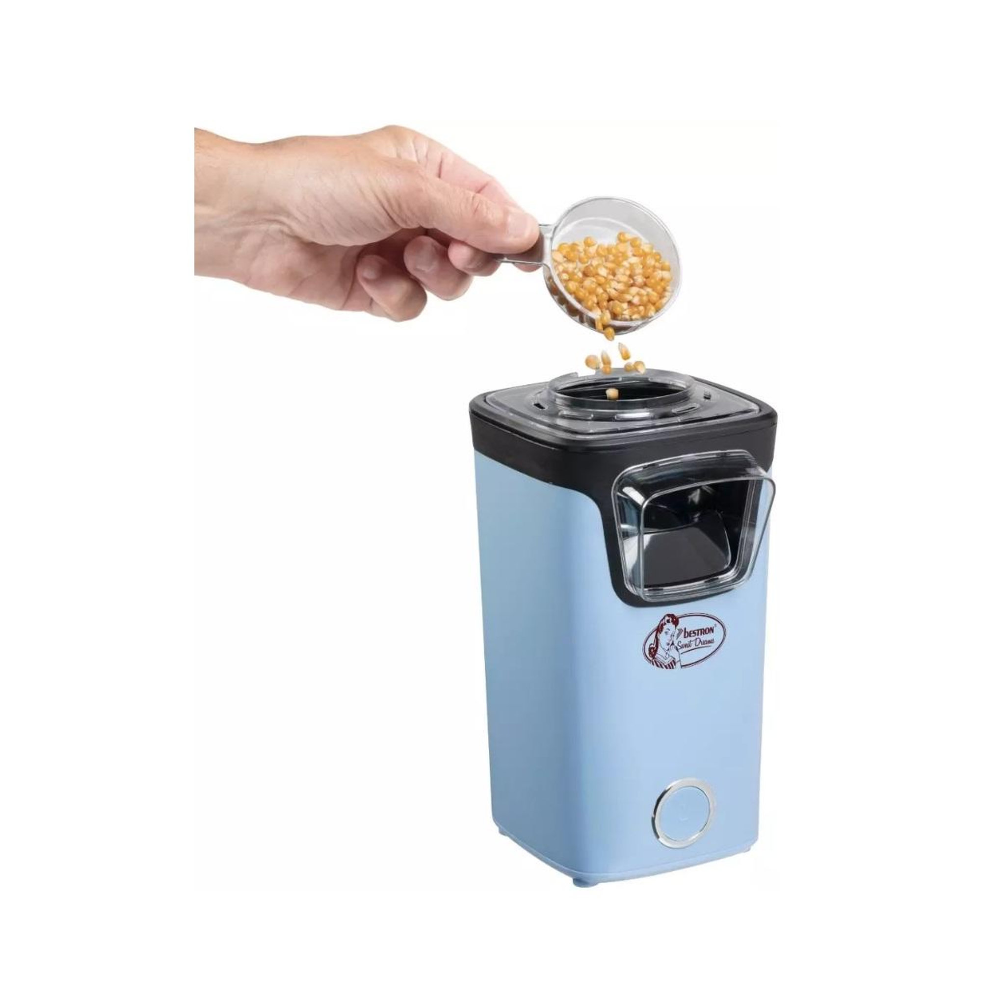 Voir la diapositive 3 : Bestron Appareil à popcorn 1100w bleu - APC200B