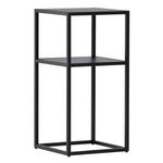 Paris Prix Table d'Appoint en Métal  Punta Arenas  60cm Noir