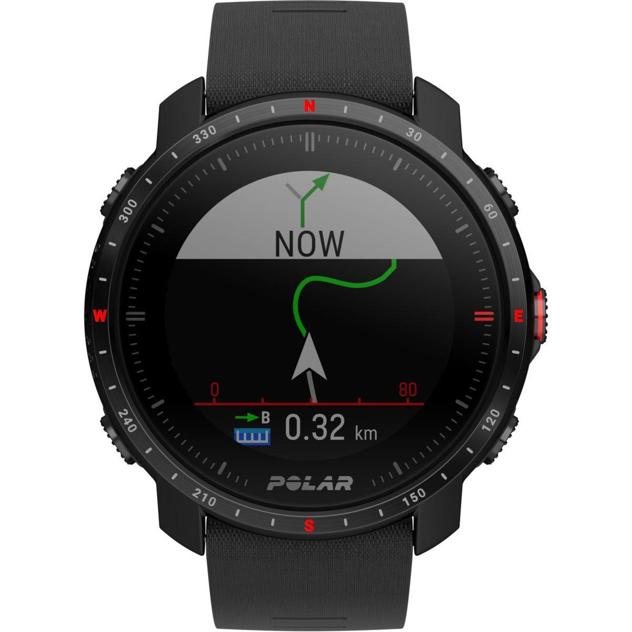 Voir la diapositive 4 : POLAR Montre sport grit x pro black sapphire m/l